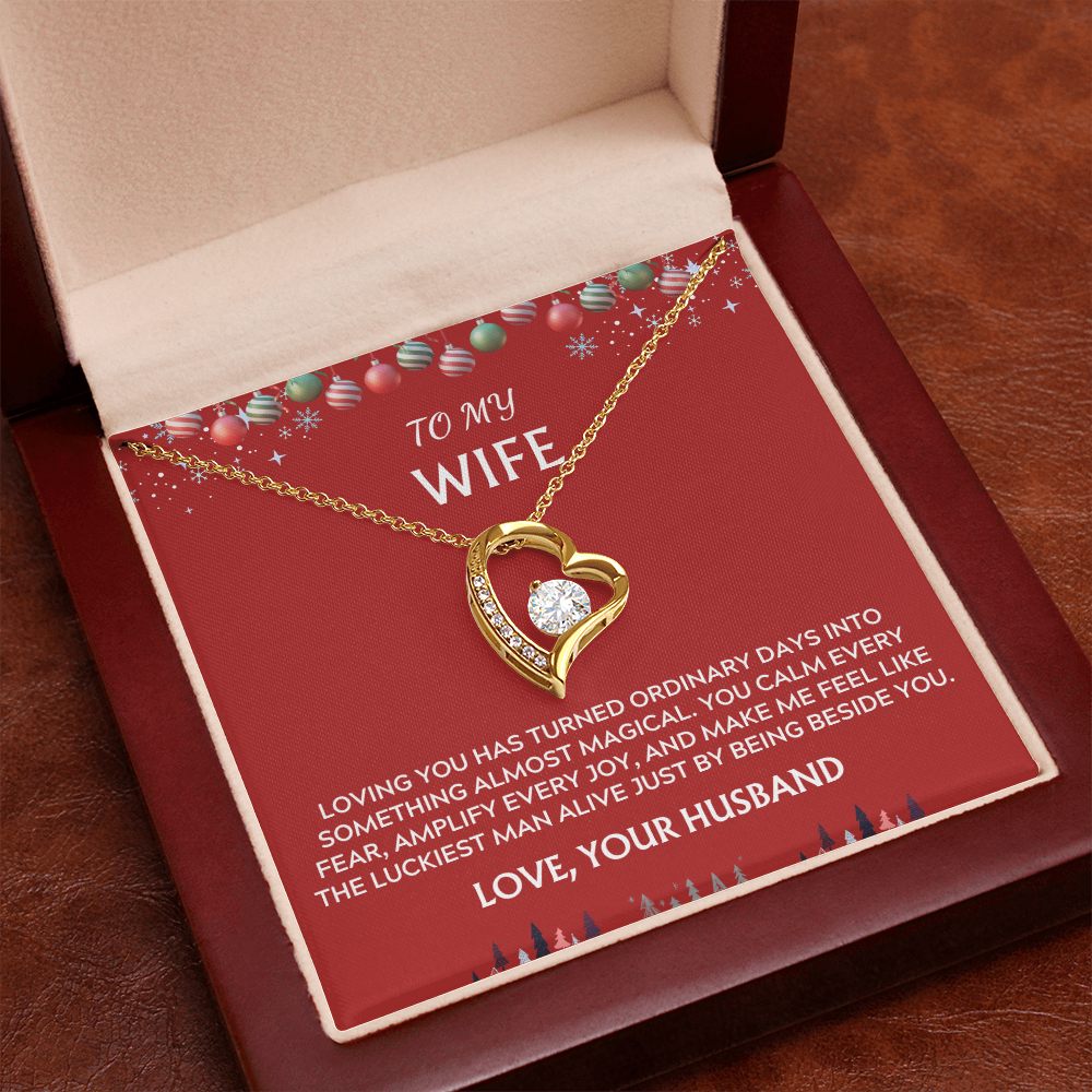 To Wife, from Husband. Luckiest Man Alive.