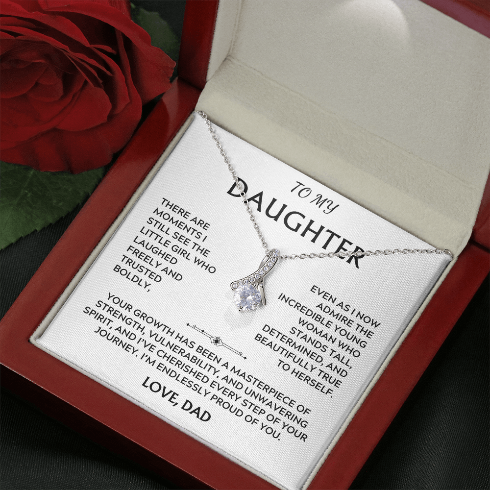 To Daughter, from Dad. I've cherished every step of your journey.