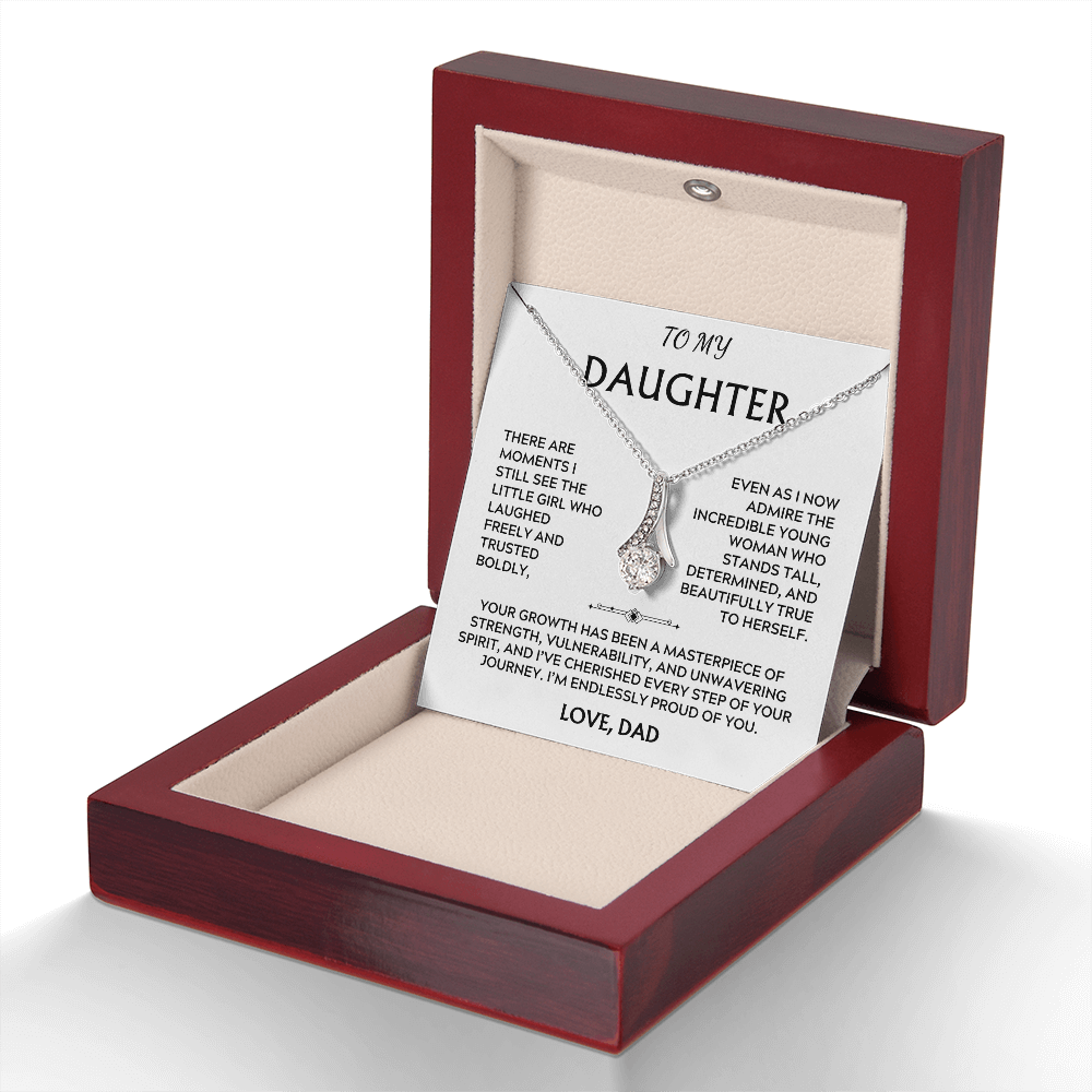 To Daughter, from Dad. I've cherished every step of your journey.