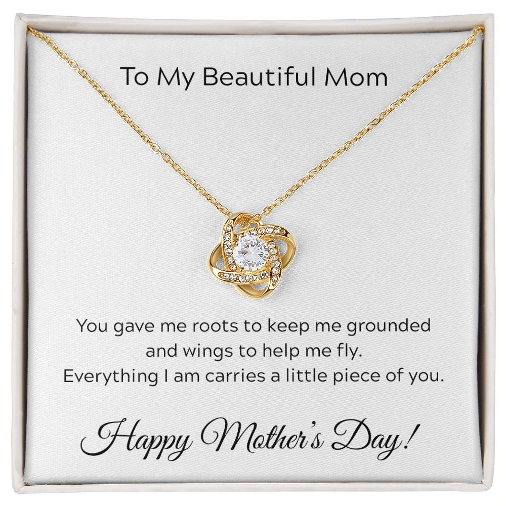 To Mom on Mother's Day. Everything I am carries a little piece of you.