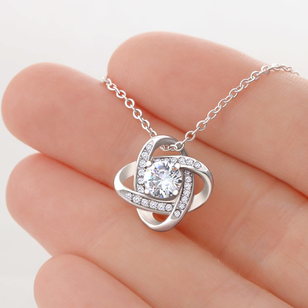 You Are My Favorite Forever - Happy Valentine's Day Love Knot Necklace