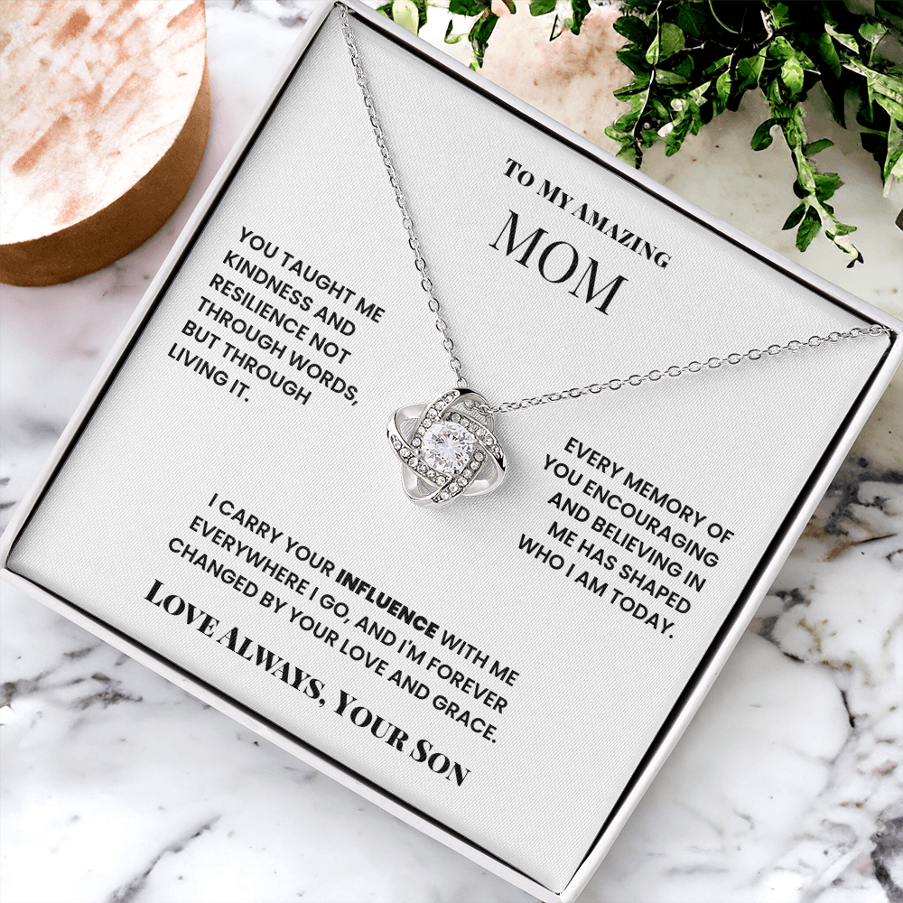 To Mom, from Son. Forever changed by your love and grace.