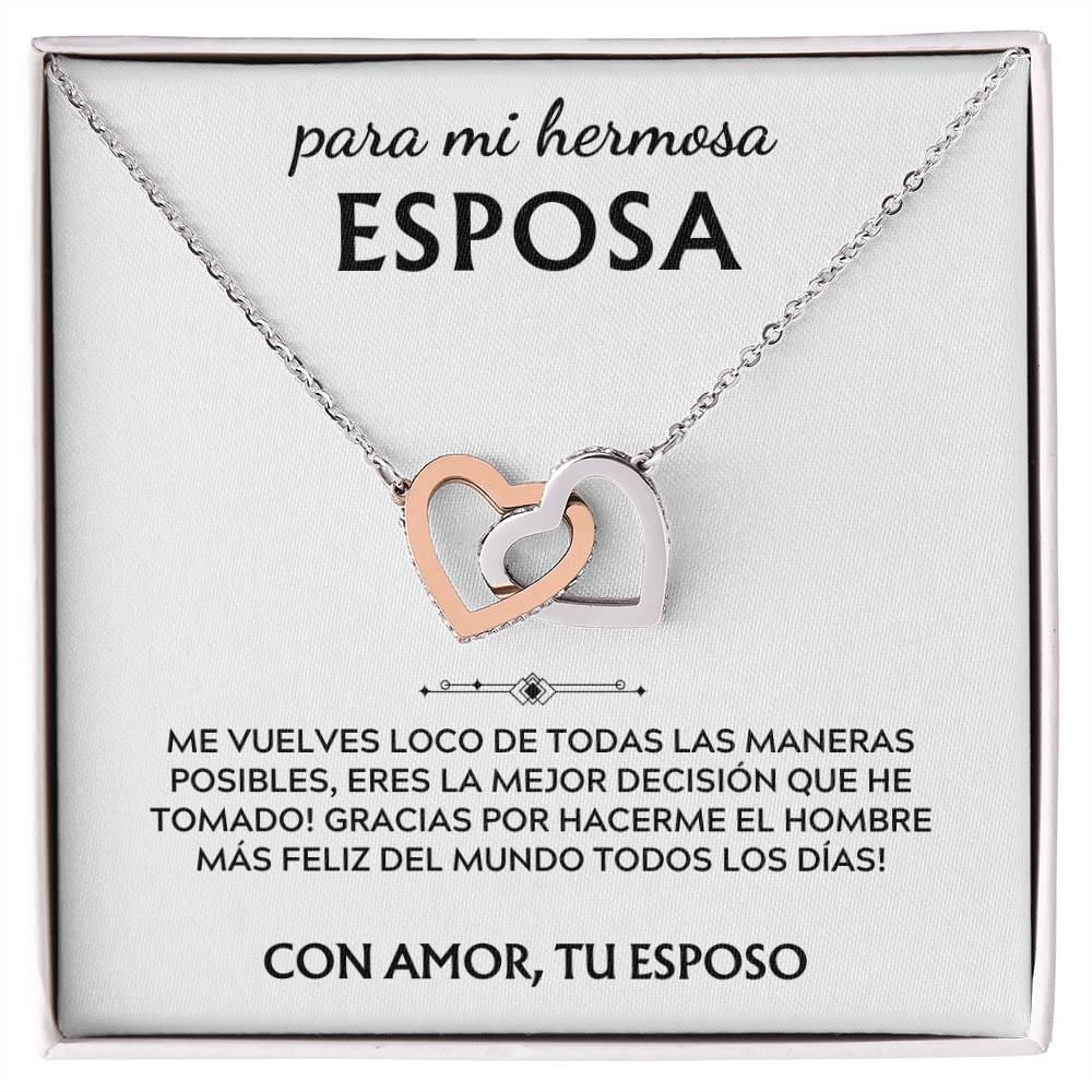 Mi hermosa esposa... Gracias por hacerme el hombre más feliz del mundo todos los días!