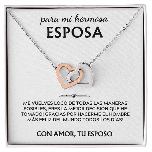 Mi hermosa esposa... Gracias por hacerme el hombre más feliz del mundo todos los días!