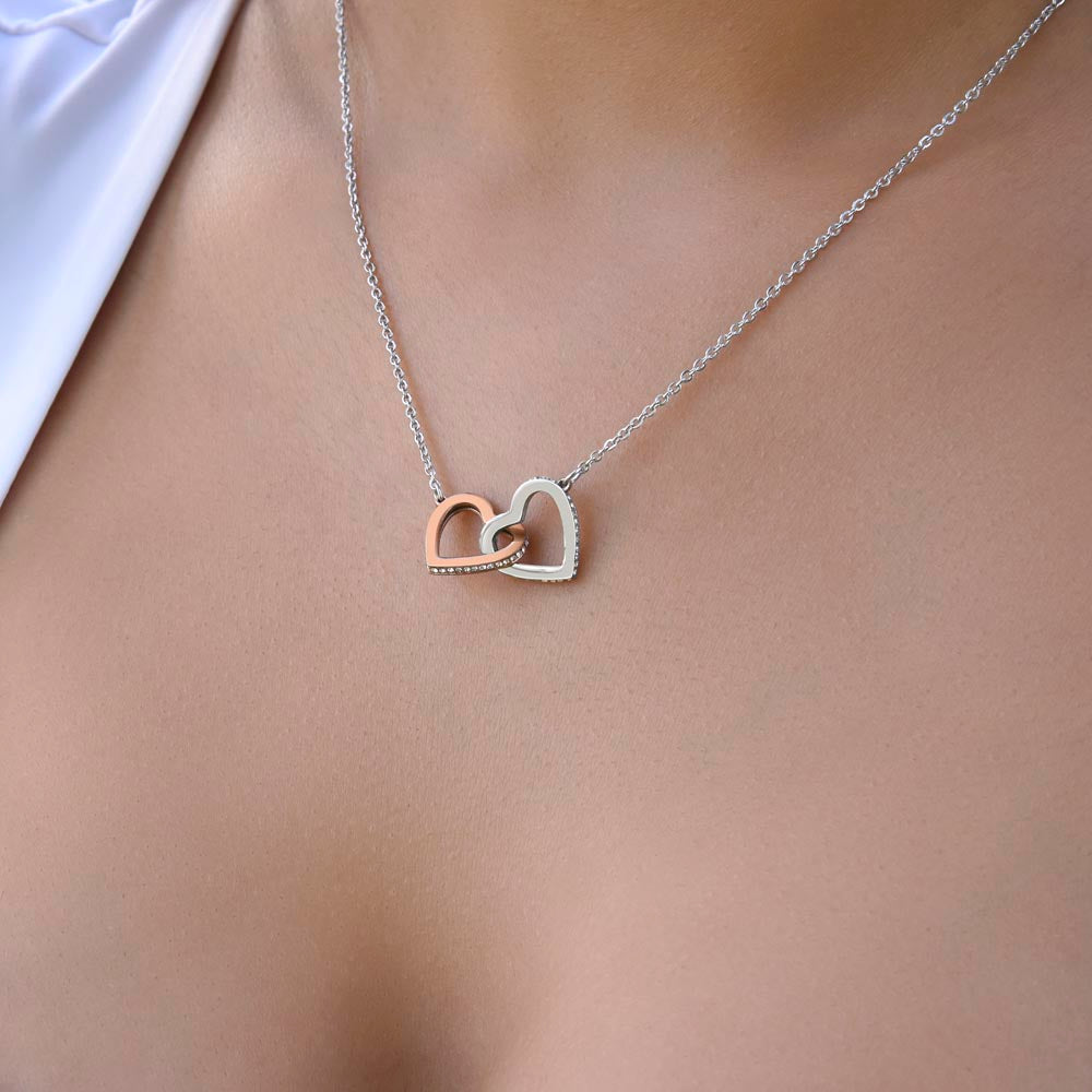 To Daughter, from Mom. Inspirational, loving, heartfelt necklace.