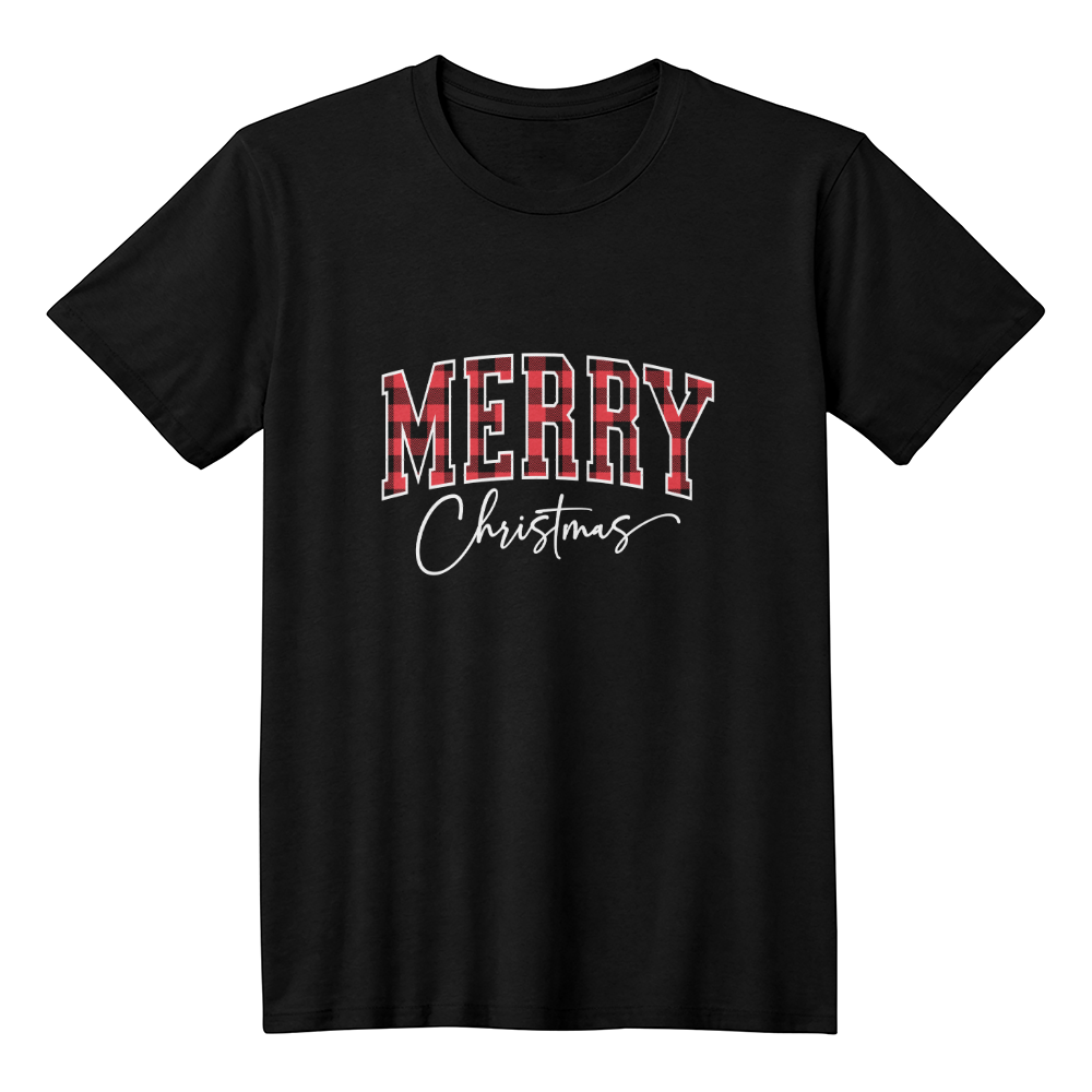 Merry Christmas T-shirt - Black