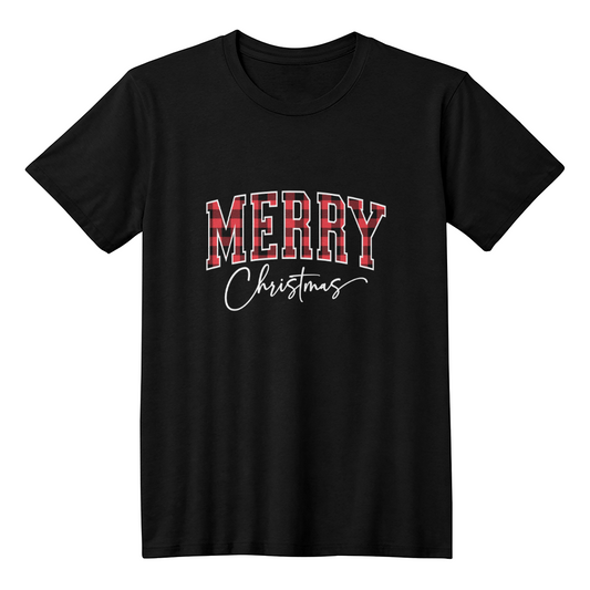 Merry Christmas T-shirt - Black