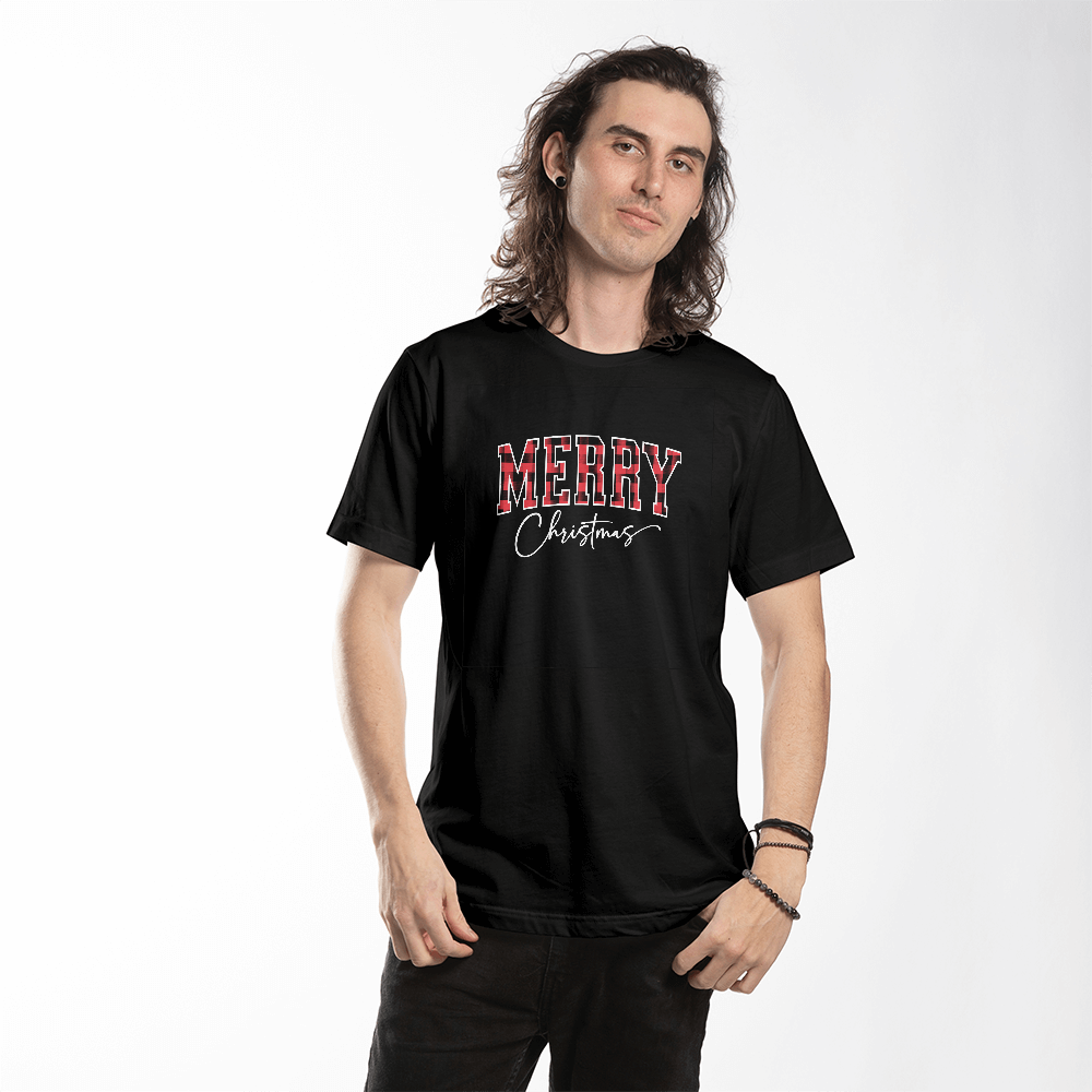Merry Christmas T-shirt - Black
