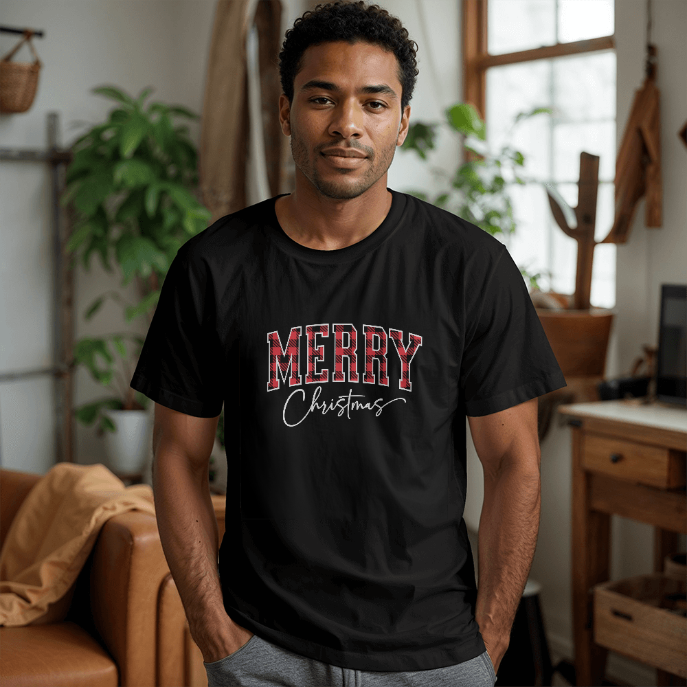 Merry Christmas T-shirt - Black