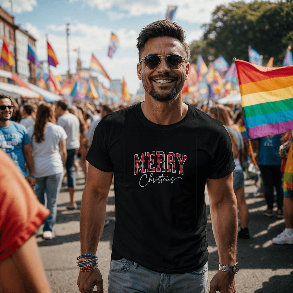 Merry Christmas T-shirt - Black