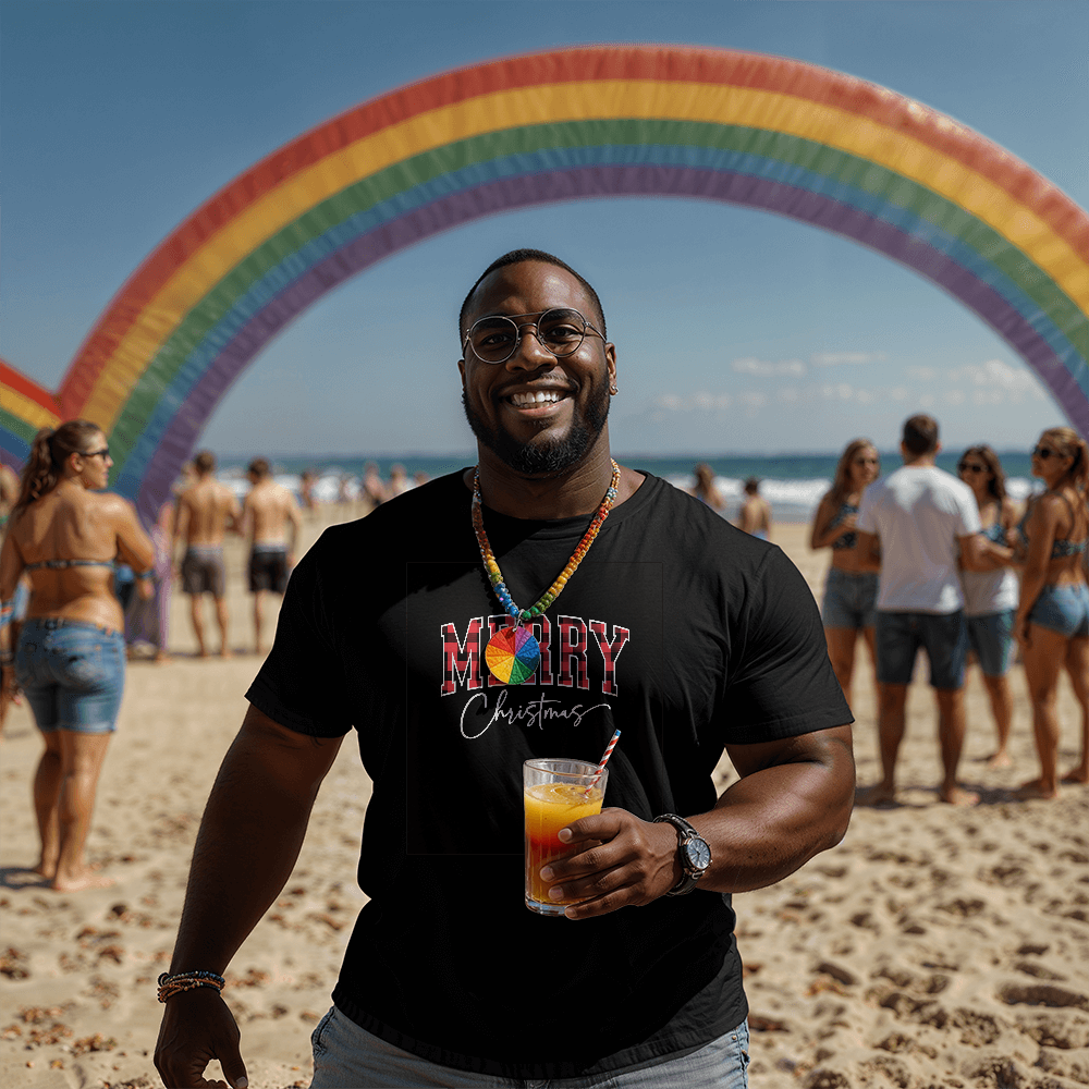 Merry Christmas T-shirt - Black