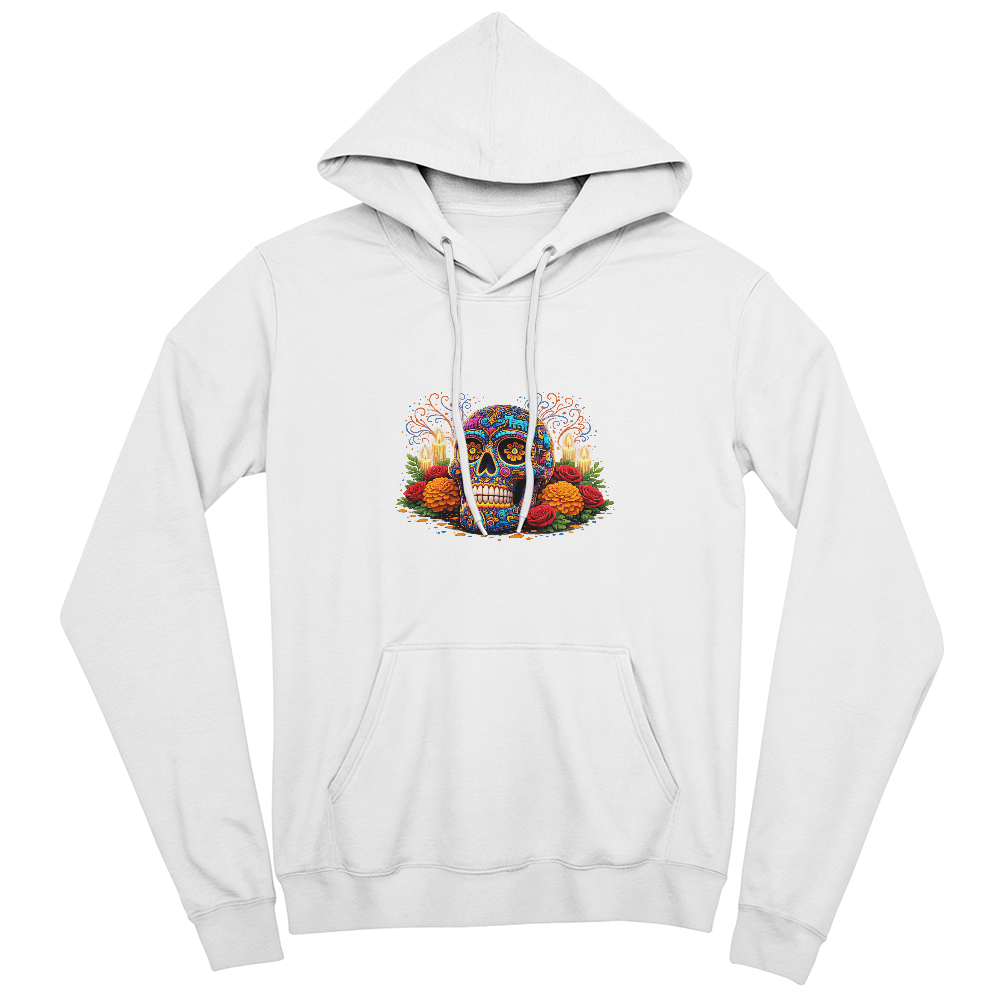 Vibrant Día de Muertos Skull Design