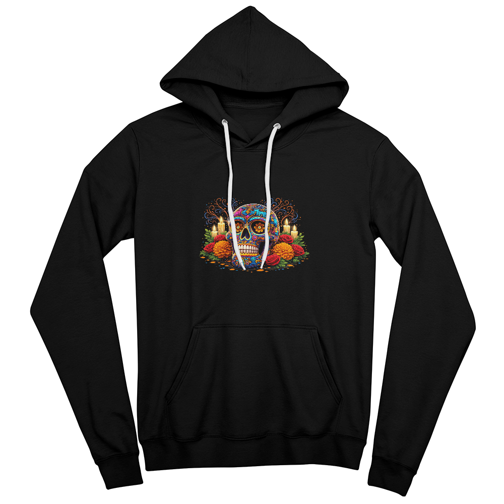 Vibrant Día de Muertos Skull Design