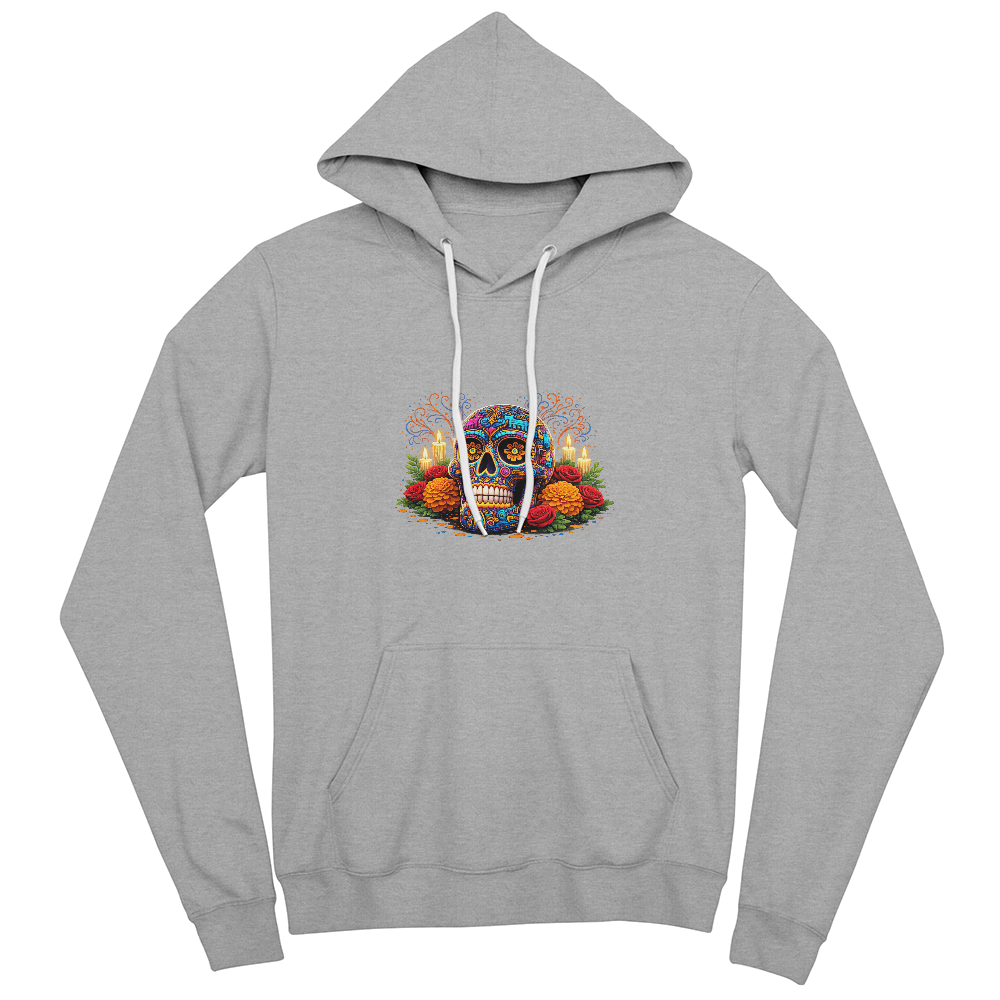Vibrant Día de Muertos Skull Design