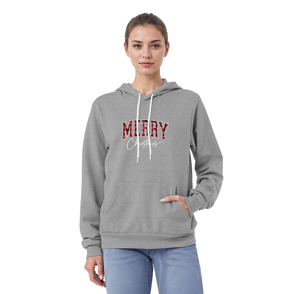 Merry Christmas Sweatshirt - Gray