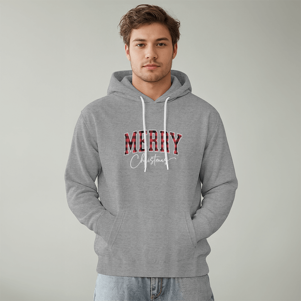 Merry Christmas Sweatshirt - Gray