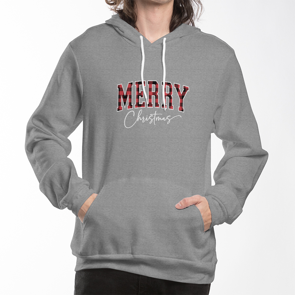 Merry Christmas Sweatshirt - Gray