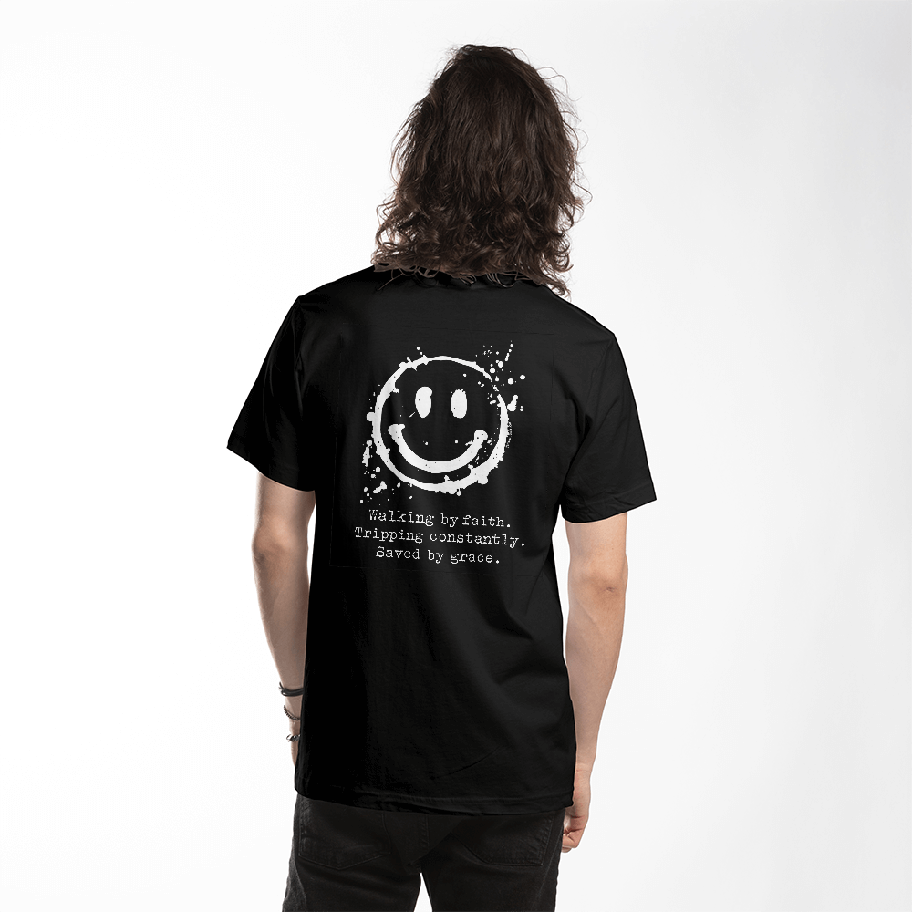 Walking By Faith  Premium Cotton T-shirt