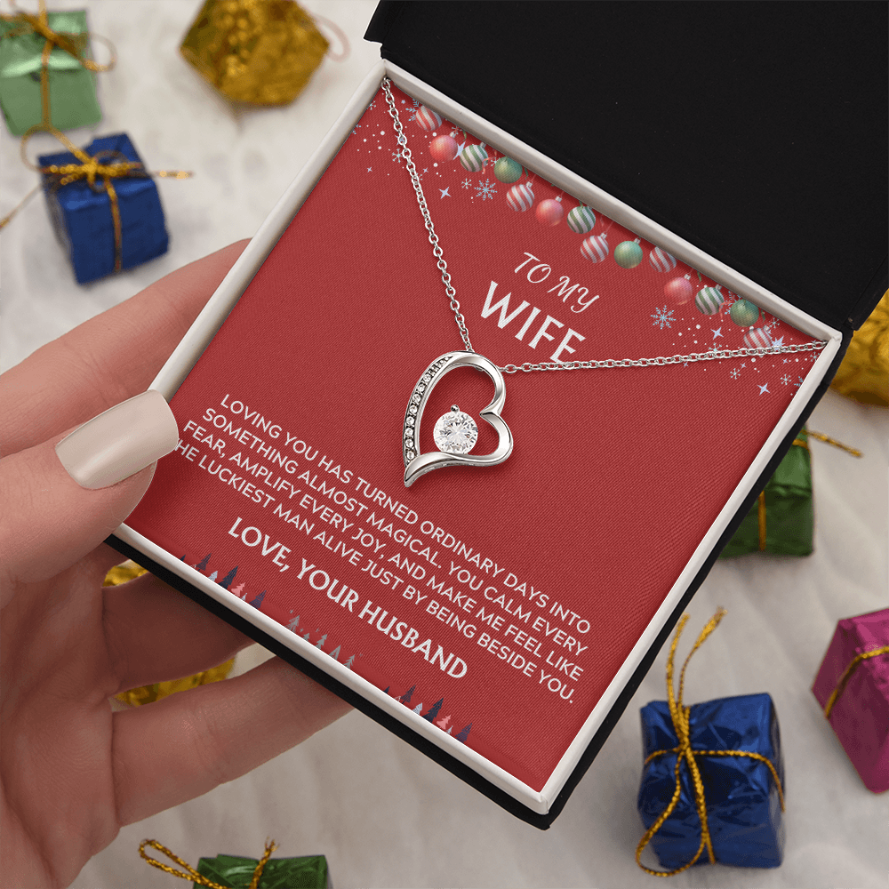 To Wife, from Husband. Luckiest Man Alive.