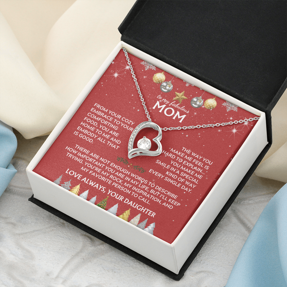 To Mom, from Daughter. You're my rock. Holiday card.