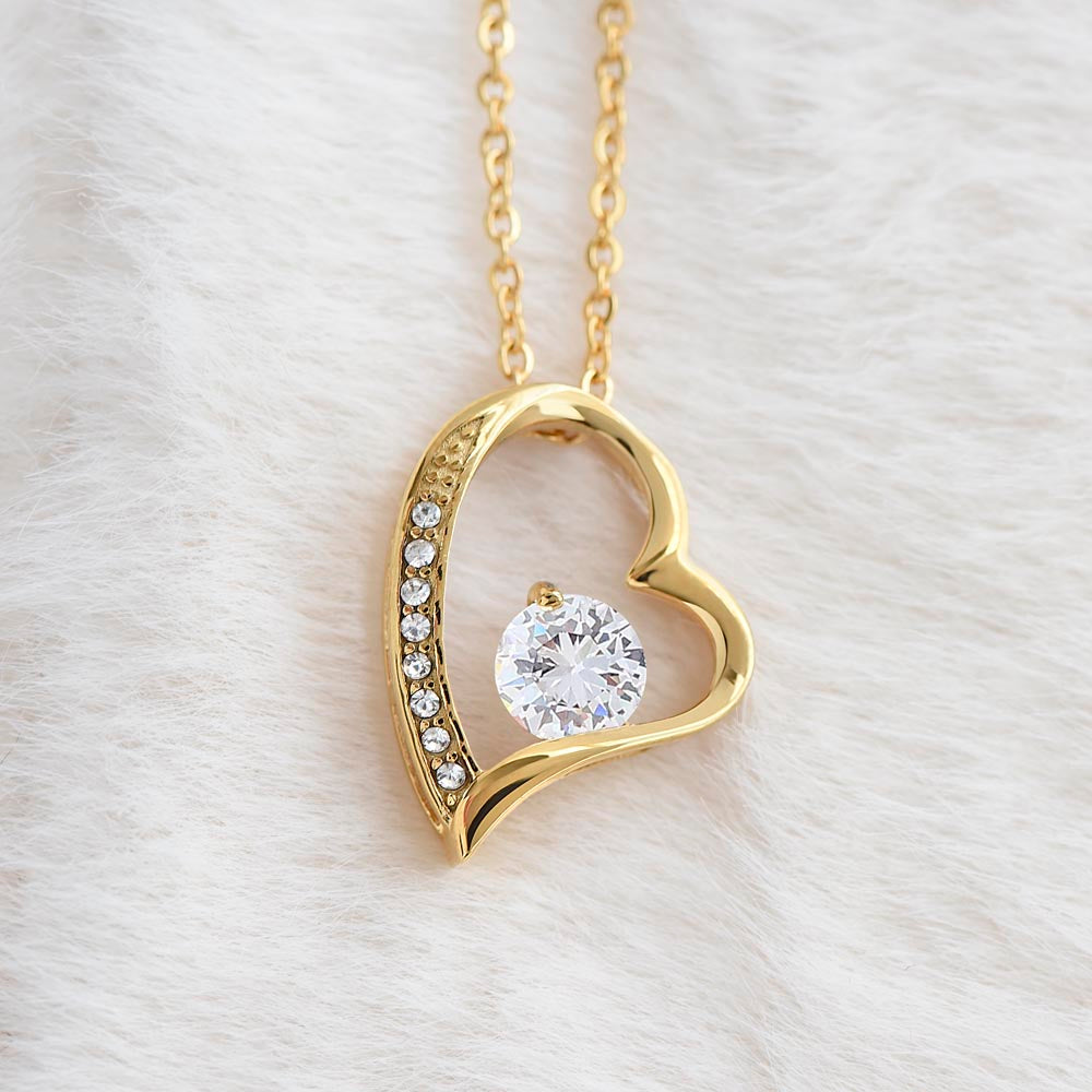 Home is Wherever You Are - Happy Valentine's Day - Forever Love Necklace