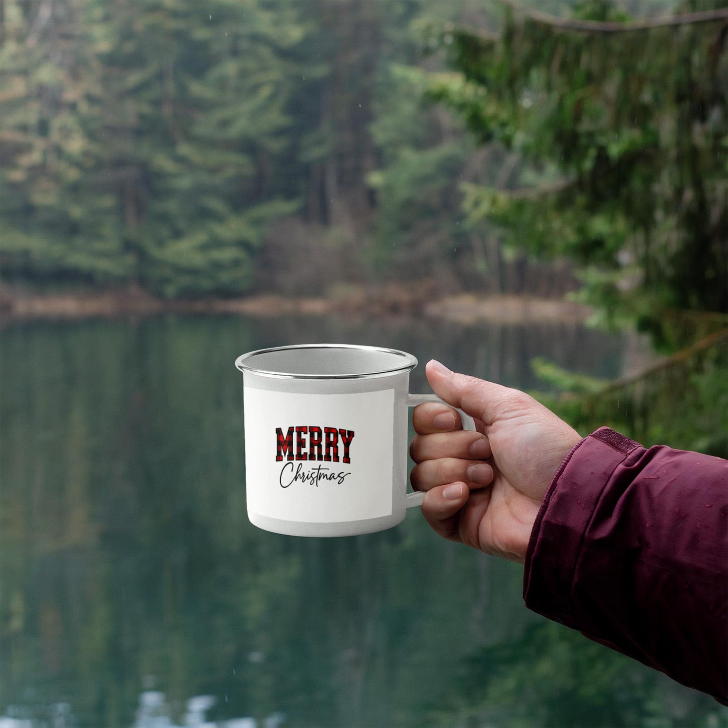 Merry Christmas Camping Mug