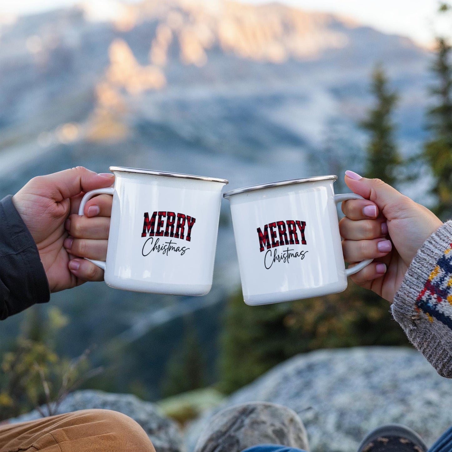 Merry Christmas Camping Mug